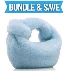 💰BUNDLE & SAVE💰-Blue fuzzy mini hobo